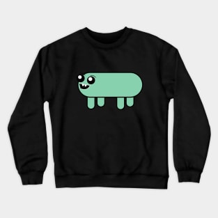 Green Sausage Dog Crewneck Sweatshirt